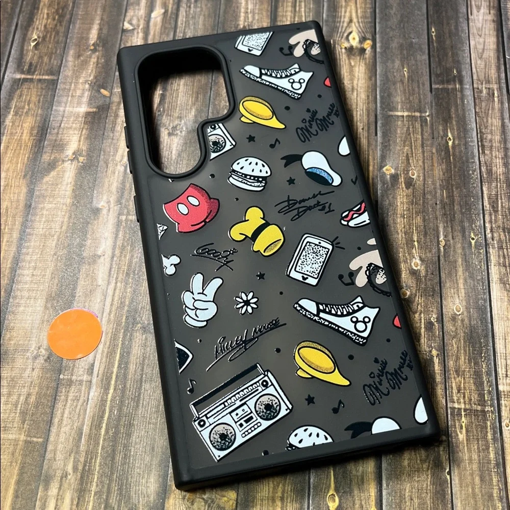 5for$10 Black Mickey Mouse Samsung Galaxy S24 Ultra Phone Case